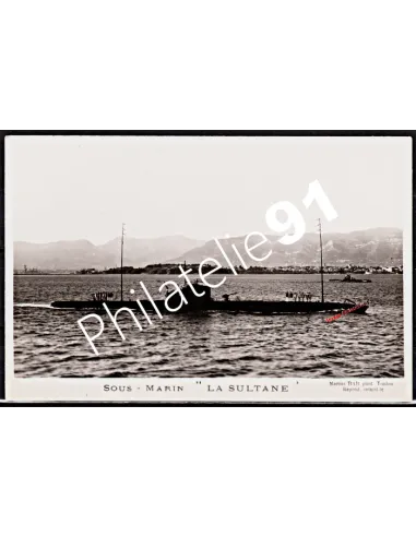 Carte postale - Sous-marin -LA SULTANE- - Flotte française 39/45