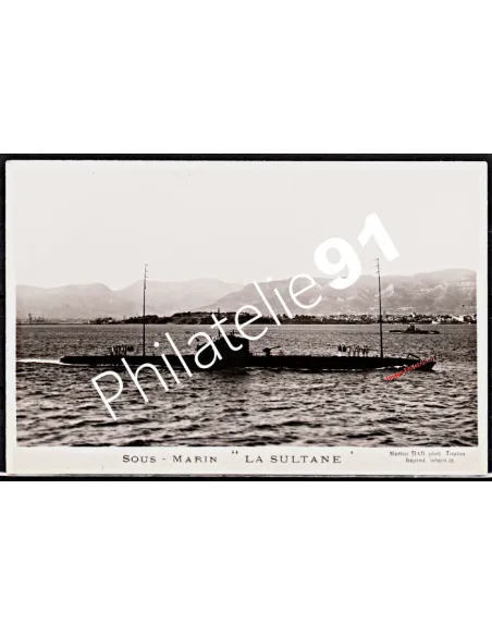 Carte postale - Sous-marin -LA SULTANE- - Flotte française 39/45