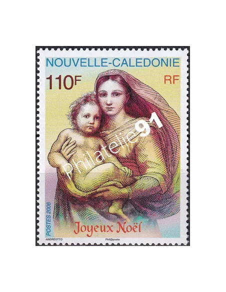 NOUVELLE CALEDONIE, n° 991, Noël, collection timbres Dom-Tom
