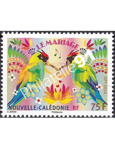 NOUVELLE CALEDONIE, n° 1271, perruches, collection timbres Dom-Tom