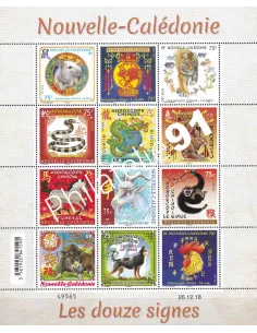 Nouvelle-Calédonie,Feuille n° 1352, collection timbres Dom Tom