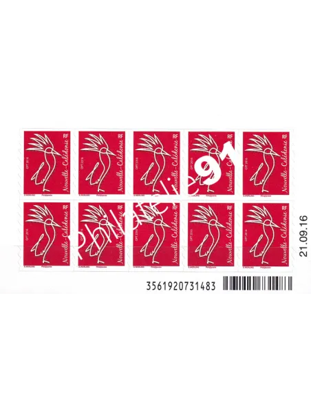 Nouvelle-Calédonie, Carnet n° C1289, Collection timbres Dom-Tom