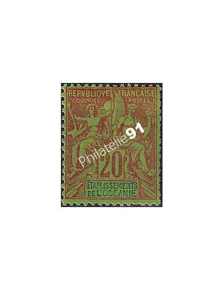 Océanie, n° 7 charnière, Timbres des Colonies Françaises