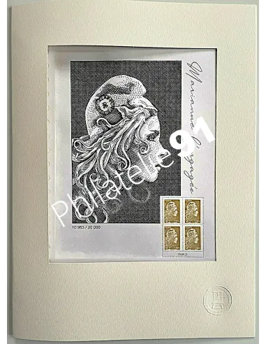 - n° 5534A - (AFF5534A) - Affiche Marianne l'Engagée numérotée - 2021