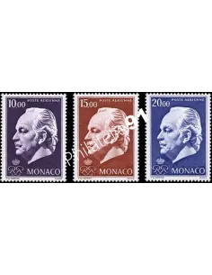 Timbres de MONACO - P.A. n° 97 à 99 - Prince Rainier III