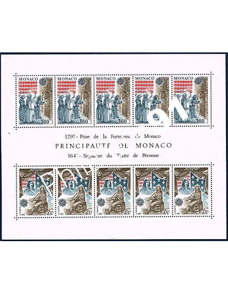 Timbres de MONACO - BF n° 22 - EUROPA 1982 - Faits historiques