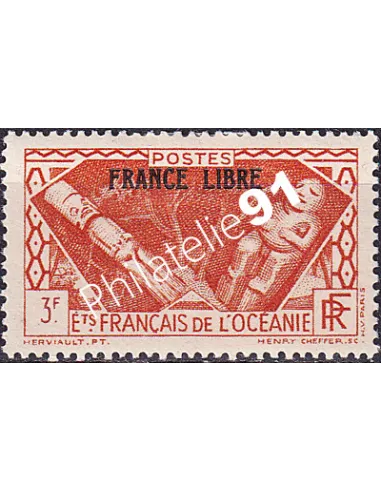 Océanie, n° 146 charnière, Timbres des Colonies Françaises