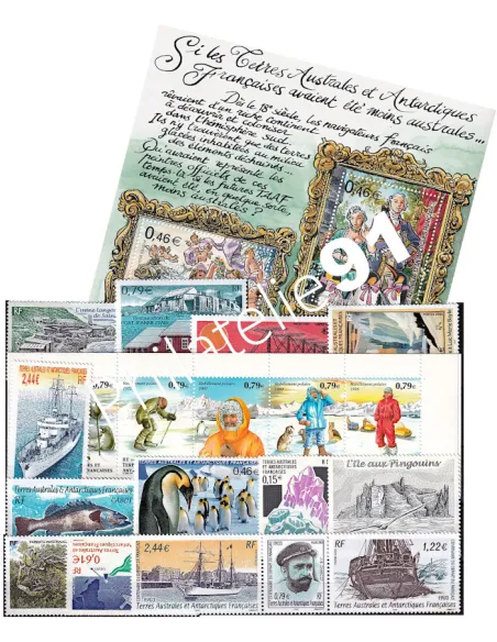 TAAF - 2003 Année complète Neuve ** - (sans le carnet de voyage n° C372)