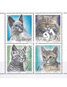 Suède, n° 1800 à 1803, Bloc de 4, collection timbre Europe