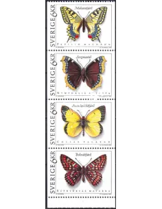 Suède, n° 1759 à 1762, bande, collection timbre Europe