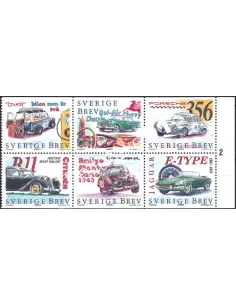 Suède, n° 2001 à 2006, bande, collection timbre Europe