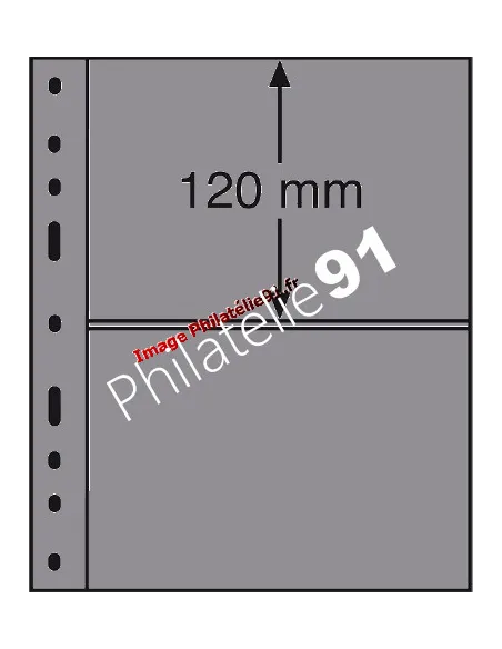 Recharges OPTIMA 2S LEUCHTTURM - noires (2 compartiments)