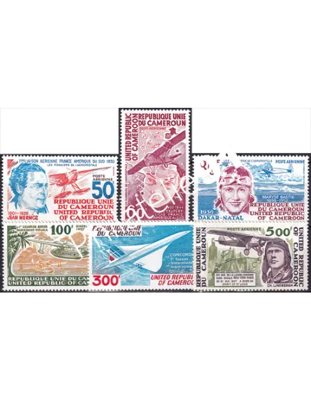 Cameroun, PA n° 259 à 264, collection timbres Colonies