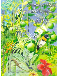 POLYNESIE n° 1019 à 1021, en Feuille, Collection timbres Dom-Tom