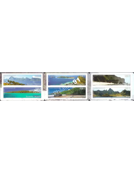 POLYNESIE, Carnet n° 1001, Adhésif, Collection timbres Dom-Tom