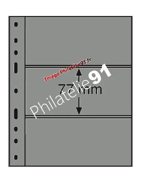 Recharges OPTIMA 3S LEUCHTTURM - noires (3 compartiments)