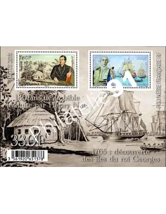 POLYNESIE - BF n° 42 ** - Découverte des Îles du roi Georges et Traduction de la Bible en tahitien