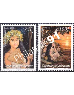 POLYNESIE n° 1017 à 1018, Collection timbres Dom-Tom