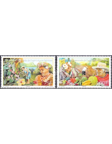 POLYNESIE n° 1054 à 1055, Collection timbres Dom-Tom