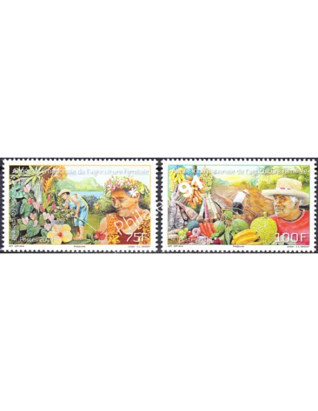 POLYNESIE n° 1054 à 1055, Collection timbres Dom-Tom