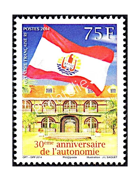 POLYNESIE - n° 1069 ** - Trentenaire de l'autonomie