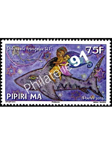 Timbre de Polynésie n° 1078, collection timbres des Dom-Tom