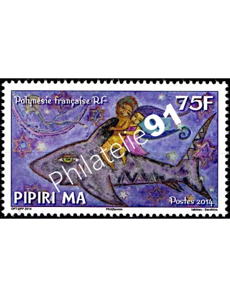 Timbre de Polynésie n° 1078, collection timbres des Dom-Tom