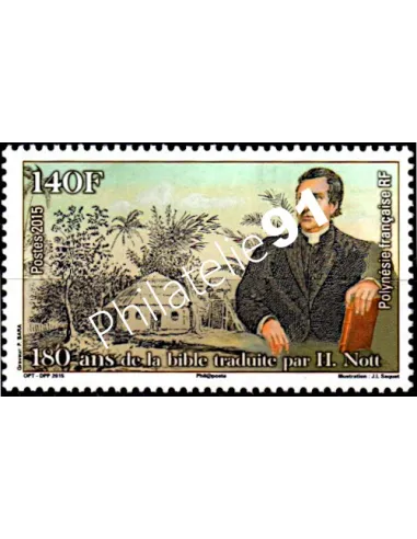 POLYNESIE - n° 1086 ** - 180ème anniversaire de la traduction de la Bible en Tahitien