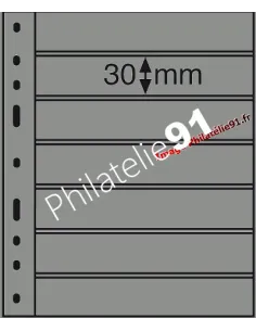 Recharges OPTIMA 7S - noires (7 bandes horizontales) - Leuchtturm