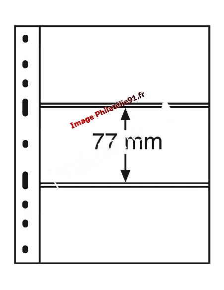 Recharges OPTIMA 3C LEUCHTTURM - transparentes (3 compartiments)