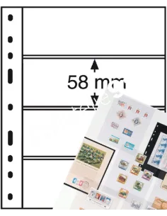 Recharges OPTIMA 4C LEUCHTTURM - transparentes (4 bandes horizontales)