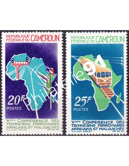 Cameroun, n° 434 à 435, collection timbres Colonies