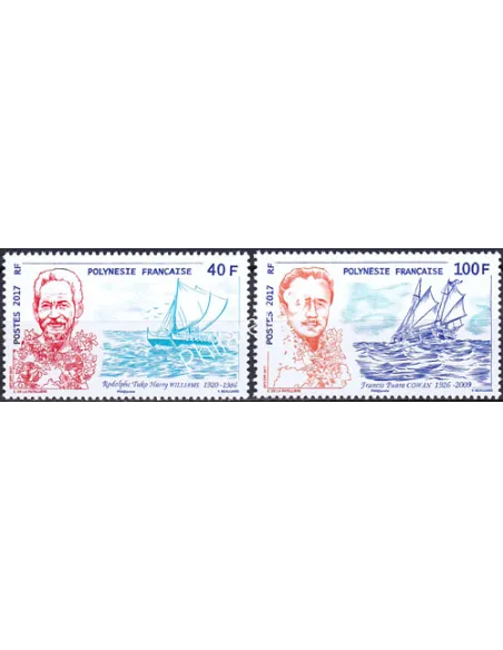POLYNESIE n° 1170 à 1171, Collection timbres Dom-Tom