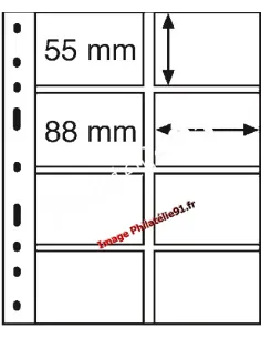 Recharges OPTIMA 4VC - transparentes (4 Compartiments) - LEUCHTTURM