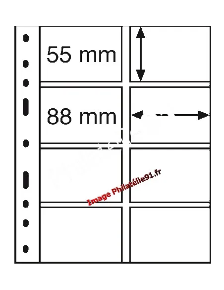 Recharges OPTIMA 4VC - transparentes (4 Compartiments) - LEUCHTTURM