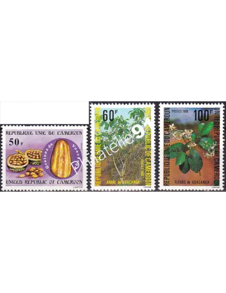 Cameroun, n° 655 à 657, collection timbres Colonies