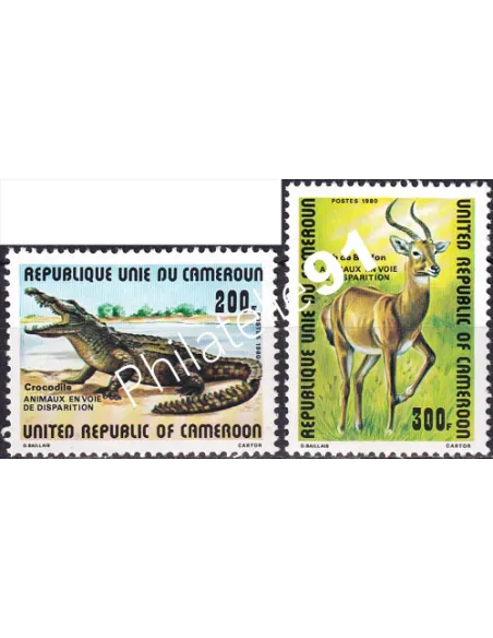 Cameroun, n° 662 à 663, collection timbres Colonies