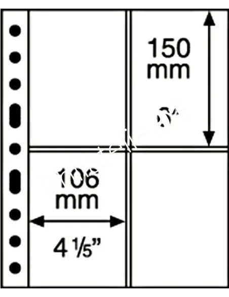 LEUCHTTURM - GRANDE - Recharges 2CT (4 compartiments) transpare