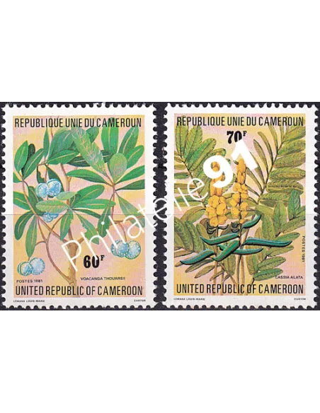 Cameroun, n° 679 à 680, collection timbres Colonies