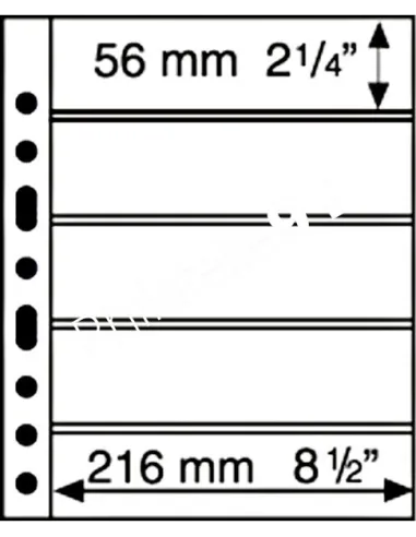 LEUCHTTURM - SYSTEME GRANDE - Recharges 5S (5 compartiments) - noir