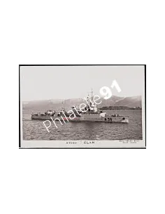 Carte postale - Aviso -ELAN- - Flotte française 39/45