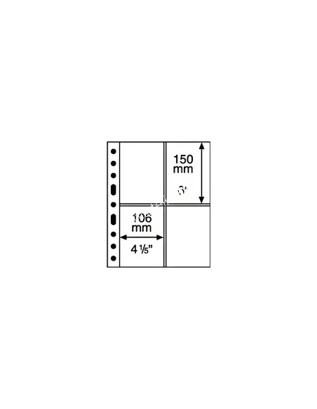 LEUCHTTURM - GRANDE - Recharges 2ST (4 compartiments) - noir