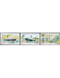 POLYNESIE n° 1115 à 1117, Collection timbres Dom-Tom