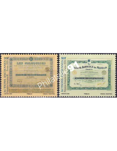 POLYNESIE n° 1240 à 1241, Collection timbres Dom-Tom