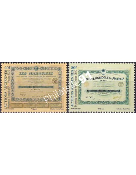 POLYNESIE n° 1240 à 1241, Collection timbres Dom-Tom