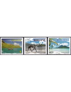 POLYNESIE n° 1242 à 1244, Collection timbres Dom-Tom