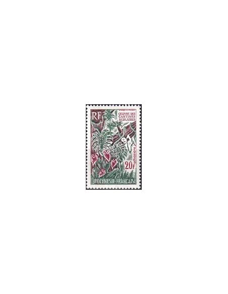 POLYNESIE n° 35, Collection timbres Dom-Tom