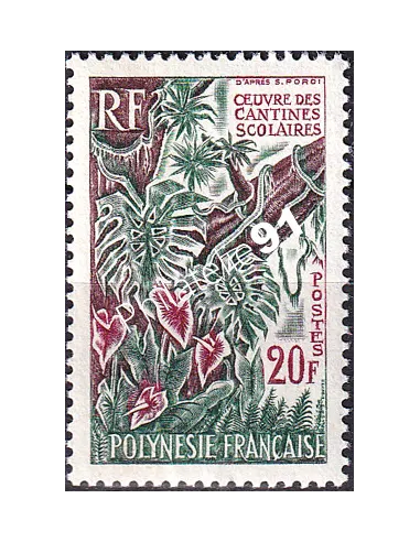 POLYNESIE n° 35, Collection timbres Dom-Tom