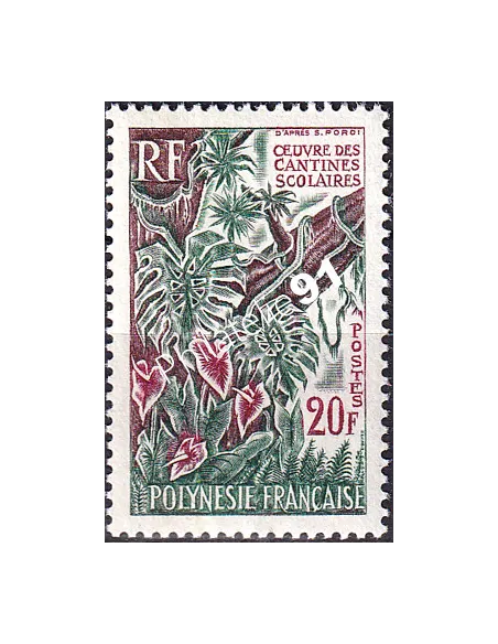POLYNESIE n° 35, Collection timbres Dom-Tom