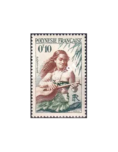 POLYNESIE n° 1, Collection timbres Dom-Tom